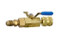 MEI Manual Shut-Off Ball Valve 1/4 in. X 1/4 in. Swivel Ball - 8887