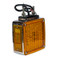 Heavy Duty Lighting Double Post 5 in. 118 LED Amber Pedestal Park Turn Light Left Side with Amber Lens - HD50118YY-L2