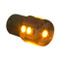 Heavy Duty Lighting 90 Series Style 9 LED Two Function Amber Replacement Bulb - HD90009SMDY