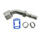 MEI 45 Deg. Female O-Ring Burgaclip Steel Fitting No. 10 x Hose No. 10 Reduced without Port - 4408BC