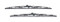 Hella 19 in. and 21 in. Standard Wiper Blade - Pair - 9XW398114019/21