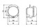 Hella 008582001 90 mm. Fog Lamp with Mounting Frame 12V 55W