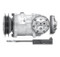 Sanden Compressor Model 7H15FLX7 24V R134a with 138mm A1 Groove Clutch and GV Head - 75R89474 / RD-5-11009-0P by Red Dot