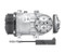 Sanden Compressor Model 7H15FLX7 12V R134a with 119mm Poly 8 Clutch and GV Head - Red Dot 75R89302 / RD-5-10885-0P