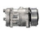 Sanden Compressor Model SD7H15HD 12V R134a with 119mm 8Gr Clutch and KG Head - MEI 5762
