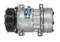 Sanden Compressor Model SD7H15HD 12V R134a with 119mm 8Gr Clutch and GQ Head - MEI 5365