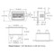 Trumeter Model 3400 Electronic LCD AC/DC Counter 2-Hole Case 1/4 in. Spade Terminals Non-Reset - 3400-0000