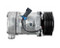 Sanden Compressor Model SD7H15-Super HD 12V R134a with 126mm 10Gr Clutch and GQ Head - MEI 54384