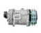 Sanden Compressor Model SD7H15HD-FLX 12V R134a with 132mm 2Gr Clutch and GV Head - MEI 5290A