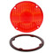 Signal-Stat 4 Screw Red Round Acrylic Replacement Lens for 1653 and 1654 Lights by Truck-Lite - 9015