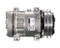 Sanden Compressor Model SD7H15HD 12V R134a with 132mm 2Gr Clutch and GH Head - MEI 54538