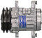 Sanden Compressor Model SD7B10 12V R134a with 115mm 2Gr Clutch and Body Port Head - MEI 57170