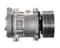 Sanden Compressor Model SD7H15E 12V R134a with 126mm 12Gr Clutch and JDA Head - MEI 54070