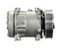 Sanden Compressor Model SD7H15 12V R134a with 130mm 7Gr Clutch and SJA Head - MEI 5701