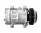 Sanden Compressor Model SD7H15-Super HD 12V R134a with 125mm 6Gr Clutch and WV Head - MEI 5387S