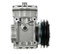 QCC T/CCI Style Compressor Model ET210L 12V R12/R134a with 6 in. 2Gr Clutch and Tube-O Head - MEI 5217