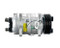 Seltec/Valeo Compressor Model TM16HD/HS 12V R134a with 125mm 8Gr Clutch and C Head - Ear Mount - MEI 5805C