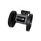 Trumeter Heavy Duty Mechanical Measuring Unit with Hinged Bracket Rubber Covered Plastic Wheels 18 in. - 2300-13MFYG