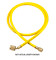 Yellow Jacket HAVS-48 PLUS II 1/4 in. Yellow Hose 48 in. with SealRight Fitting - 22048