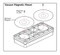 Meteorlite SYLEDMB Series Mini Bar LED Lamp 12VDC with Clear Lens and Red LEDs - Vacuum Magnetic Mount - SYLEDMBM-R by Superior Signal 