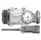 Sanden Compressor Model SE7H15 12V R134a with 119mm Poly 8 Clutch and GQ Head - 75R89562 / RD-5-13213-0P by Red Dot