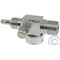 Omega Compressor Fitting No. 10 Rotolock to O-Ring with 1/4 Back Seat Valve - 35-13205-2