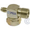 Omega Compressor Fitting No. 10 Rotolock to O-Ring 90 Deg. with Access Valve - 35-12032