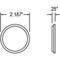 Signal-Stat Yellow Round Reflector with Adhesive Mount by Truck-Lite - 45A