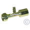 Omega Straight Fitting 1-14 Female Tube-O x No. 12 Beadlock with R134A Port - 35-S2104-3