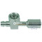 Omega 90 Deg. Fitting 1-14 FTO X No. 8 Beadlock with R134A Port - 35-S2142-3