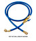 Yellow Jacket 72 in. Blue Plus II 1/4 in. Hose with FlexFlow Valve - 25272