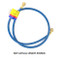 Yellow Jacket HAV-600 Plus II 1/4 in. Blue Charging Hose 50 ft. with Double Barrier Protection and HAV Standard Fitting - 21350