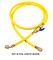 Yellow Jacket 25 ft. Yellow Plus II 1/4 in. Hose with FlexFlow Valve - 25125