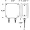 Signal-Stat 24 Diode 3 Wire Red/Yellow Square LED Right Hand Dual Face Pedestal Light with Vertical Mount and Side Marker by Truck-Lite - 2758