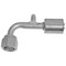 Omega 90 Deg. Aluminum Beadlock Fitting No. 8 Female O-Ring with R12 Port - 35-B1322-1