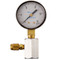 Yellow Jacket 2 in. Gas Test Gauge 0-15 lb., 1/2 in. Pipe - 78076