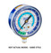 Yellow Jacket Class B 2 1/2 in. Blue Fahrenheit Manifold Compound Gauge 30in.-0-120 PSI R-134a/404A/507 - 49052