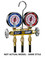 Yellow Jacket Heat Pump Manifold R-410A Celsius with 60 in. Black Plus II Hoses and Ball Valves - 42054