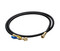 Yellow Jacket 60 in. Black Plus II 1/4 in. Replacement Hose with Compact Ball Valve End - 29595