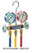 Yellow Jacket Series 41 Manifold with 2-1/2 in. Celsius Red/Blue Gauges Bar/PSI R134a/404A/507, 36 in. Plus II Hoses and Standard Fittings - 41353 Yellow Jacket Series 41 Manifold with 2-1/2 in. Celsius Red/Blue Gauges Bar/PSI R134a/404A/507, 36 in. Plus II Hoses and Standard Fittings - 41353