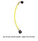 Yellow Jacket 60 in. High Temperature Pressure Control Hose 3/8 in. Str. x 90 Deg. - 79160