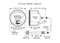 Oil Sealed 130-250F Temperature Murphygage without Contact 2 in. with 16 Ft Capillary - 20TG-OS-250-16-1/2 by Murphy