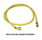 Yellow Jacket AAS-48 in. Yellow Automotive Manifold Hose SealRight Str. x 45 Deg. for R-134a Systems - 27448