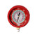 Yellow Jacket 3-1/2 in. 90 mm Red Pressure Liquid-Filled Manifold Gauge Fahrenheit 0-800 PSI R22/410A - 49515