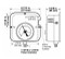 Murphy 0-2000 PSI Surface Mount Swichgage Instrument - Square Case - 45APE-S-2000