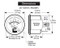 Murphy 0-100 PSI Mechanical Lockout Pressure Swichgage 2 in. with Knob Adjusting Face Contact - Plated Steel - 20P7-K-100