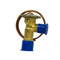Kysor 16-1/2 in. Capillary Tube Type Internally Equalized Expansion Valve with M16 Inlet and M20 Outlet - 1817002