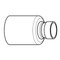 Kysor Straight Weld-On Fitting No. 10 x No. 10 with 5/8 in. Tube Fitting Thread - 2614238