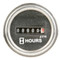 Mr. Speedometer Chrome Round Analog Hourmeter 12 to 60 VDC - HG192