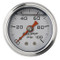 Autometer Autogage Silver 1-1/2 in. Fuel Pressure Gauge with 0-100 PSI Range - 2180